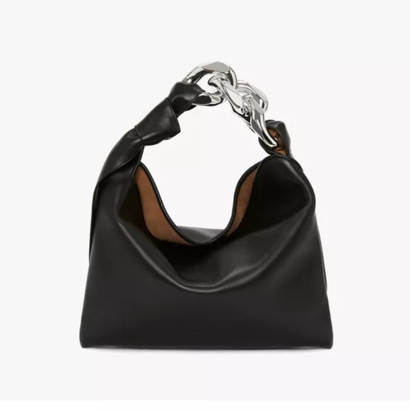JW ANDERSON Handbags - NWT JW Anderson Small Chain Hobo Black Leather Bag